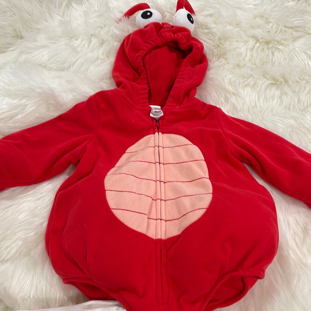Lobster Halloween costume (6-9 months)
